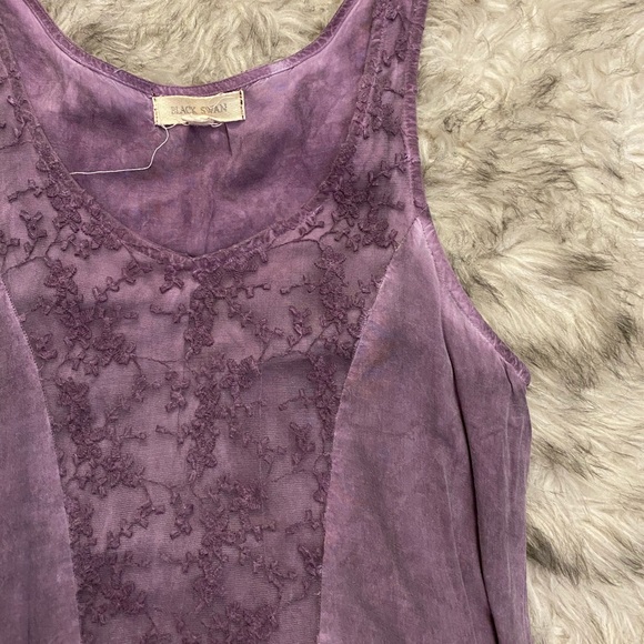 Black Swan Lace Ruffle Dress - Picture 2 of 6